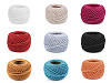 Hilo de algodón para macramé o ganchillo, 40 g, peinado