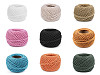 Fil de coton macramé pour crochet, 40 g, peigné
