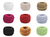 Hilo de algodón para macramé o ganchillo, 40 g, peinado