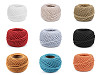 Fil de coton macramé pour crochet, 40 g, peigné