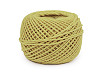 Fil de coton macramé pour crochet, 40 g, peigné