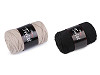 Pelote de laine en coton Twist macramé, 500 g, peignée
