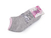 Dievčenské bavlnené ponožky členkové, jednorožec