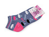 Girls' Cotton Ankle Socks, Flamingo