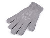 Girl's Knitted Gloves with Snowflake