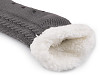 Cozy Faux Fur Socks with Anti-slip, Emi Ross