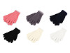 Women's Knitted Gloves with Fur Trim