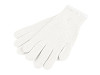 Damen Strickhandschuhe mit Fellbesatz