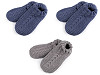 Pantuflas de invierno para hombre con suela antideslizante