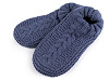 Pantuflas de invierno para hombre con suela antideslizante