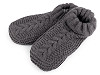 Pantuflas de invierno para hombre con suela antideslizante