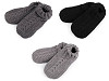 Chaussons d’hiver pour hommes avec antidérapant