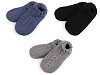 Chaussons d’hiver pour hommes avec antidérapant