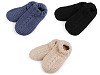 Chaussons d’hiver pour hommes avec antidérapant