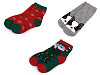 Dětské vánoční ponožky v dárkové kouli s rolničkou