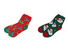 Men's Christmas Thermal Socks in Plastic Ball with Jingle Bell