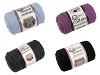 Újjrahasznosított pamut fonal macrame Ø5 mm szétfésülhető