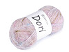 Pelote de laine Dori en mohair avec structure chaînette, 100 g