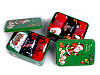Caja de hojalata con calcetines navideños Emi Ross©
