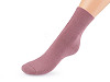 Dámské / dívčí bavlněné ponožky se zdravotním lemem (1 pár)