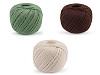 Włóczka bawełniana macrame Ø2 mm do rozczesania