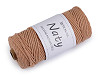 Fire de tricotat din bumbac macrame Naty Ø3 mm 