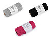 Pelote de laine en coton macramé Naty, Ø 3 mm, peignée