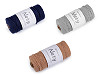 Pelote de laine en coton macramé Naty, Ø 3 mm, peignée