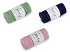 Pelote de laine en coton macramé Naty, Ø 3 mm, peignée