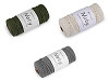 Filato di cotone per maglieria macramè Naty, pettinabile, dimensioni: Ø 3 mm