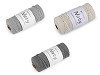 Filato di cotone per maglieria macramè Naty, pettinabile, dimensioni: Ø 3 mm
