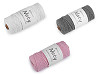 Pelote de laine en coton macramé Naty, Ø 3 mm, peignée