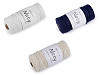 Baumwollstrickgarn für Makramee Naty, Ø 3 mm, entwirbar