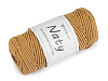 Cotton knitting yarn macrame Naty Ø3 mm combing