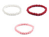 Pulsera de perlas de imitación