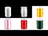 Cordon queue de rat, polyester satin, Ø 2mm 