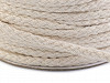 Bawełniany sznurek / włóczka / knot Ø4 mm pleciony płaski