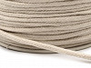 Oděvní šňůra / bavlněná příze / knot Ø3 mm splétaná