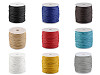 Cordon en coton ciré, Ø 1,5-2 mm