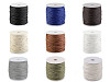 Cordoncino in cotone cerato, dimensioni: Ø 1,5 - 2 mm