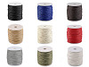 Cordoncino in cotone cerato, dimensioni: Ø 1,5 - 2 mm