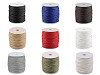 Cordon en coton ciré, Ø 1,5-2 mm