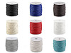 Cordon en coton ciré, Ø 1,5-2 mm
