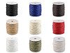 Cordon en coton ciré, Ø 1,5-2 mm