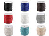 Cordon en coton ciré, Ø 1,5-2 mm