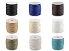 Cordoncino in cotone cerato, dimensioni: Ø 1,5 - 2 mm