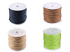 Cordoncino in cotone cerato, Ø 0,8 mm