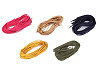 Ficelle plate en similicuir, largeur 3 mm