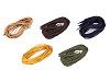 Spago piatto in simil-pelle, larghezza: 3 mm