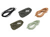 Ficelle plate en similicuir, largeur 3 mm